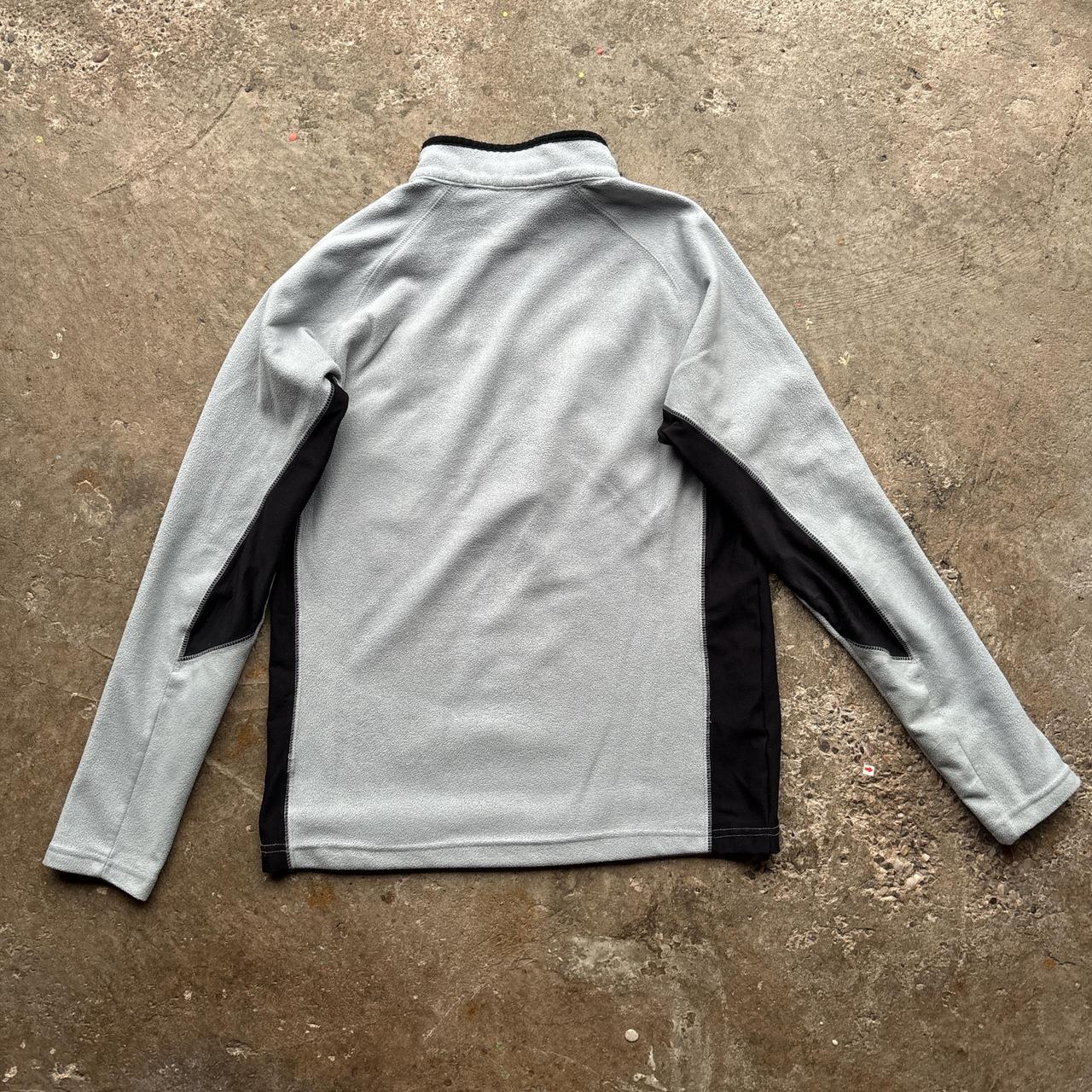 00s Grey and black Nike half zip fleece