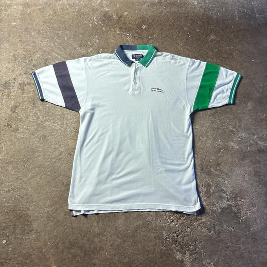 Vintage White Chaps Polo Shirt - XL