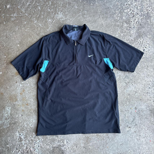 00s Black Nike Golf polo