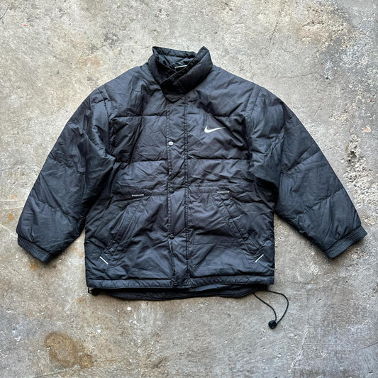 90s black Nike Puffer jacket