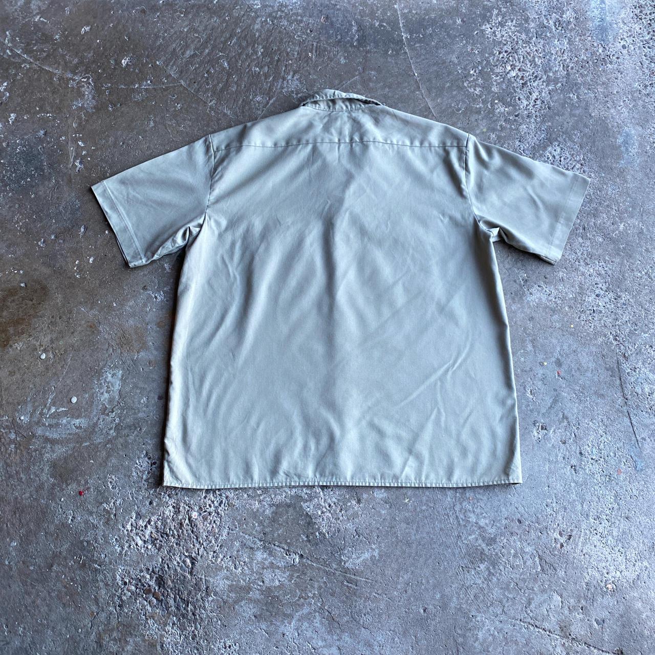 Cream Dickies Workwear Short Sleeve Shirt