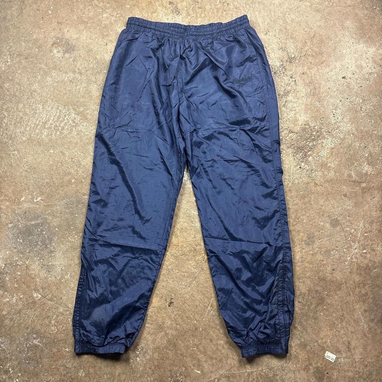 Vintage navy Reebok track pants