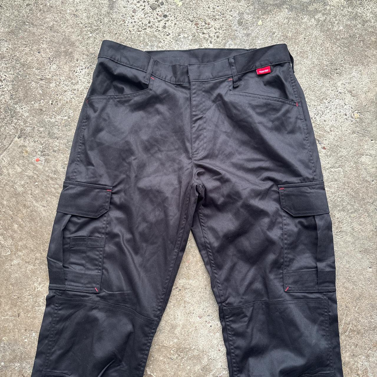 Black Royal Mail Cargo pants