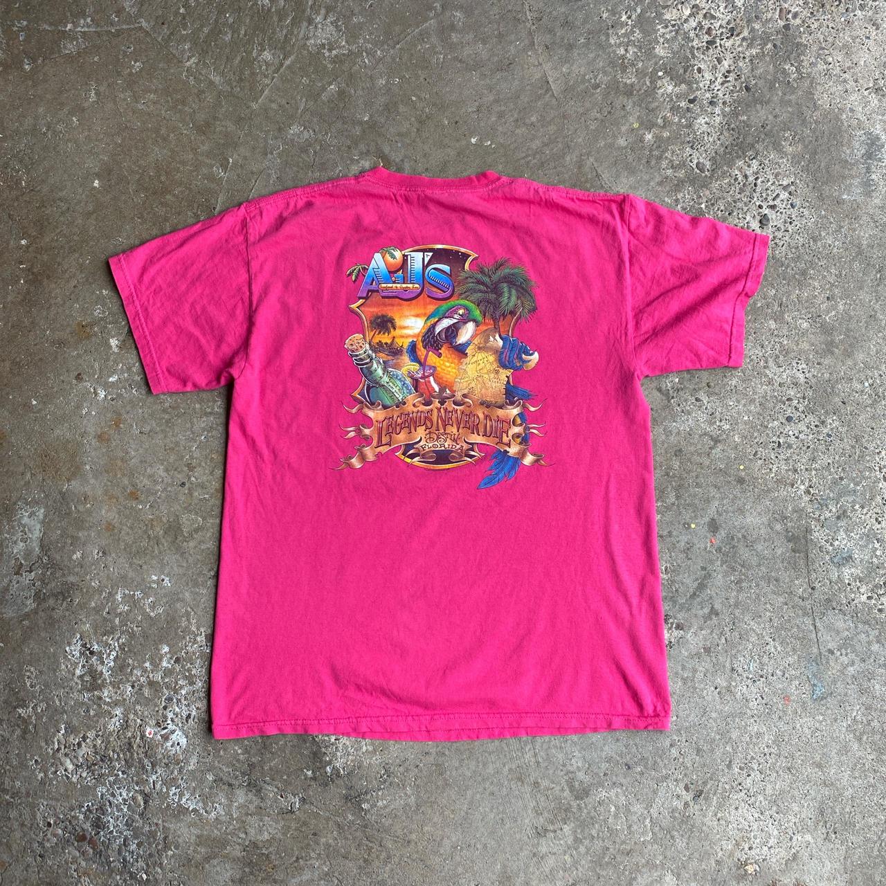 Pink Gildan ‘AJs’ Bar T-Shirt