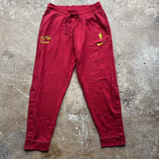 Nike NBA Cleveland Cavaliers red and yellow sweatpants