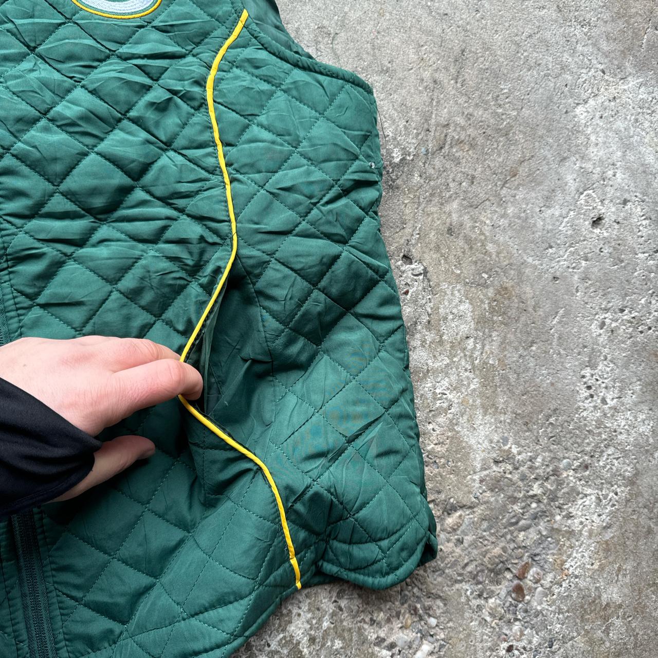 Green Bay Packers quilted puffer gilet