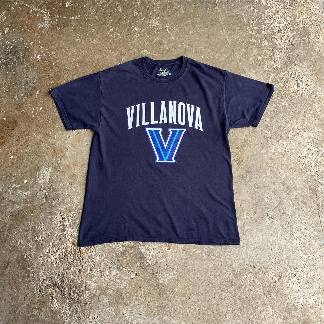 Navy Graphic Villanova Champion T-Shirt - L