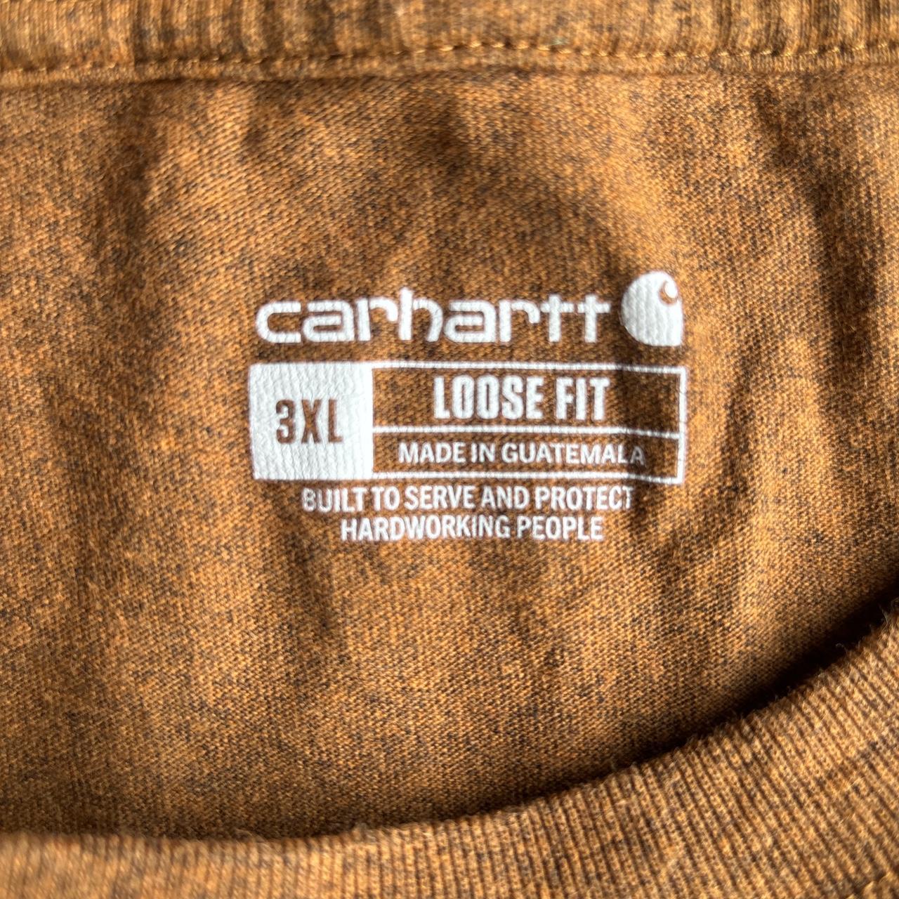 Brown Carhartt Pocket T-Shirt - 3XL
