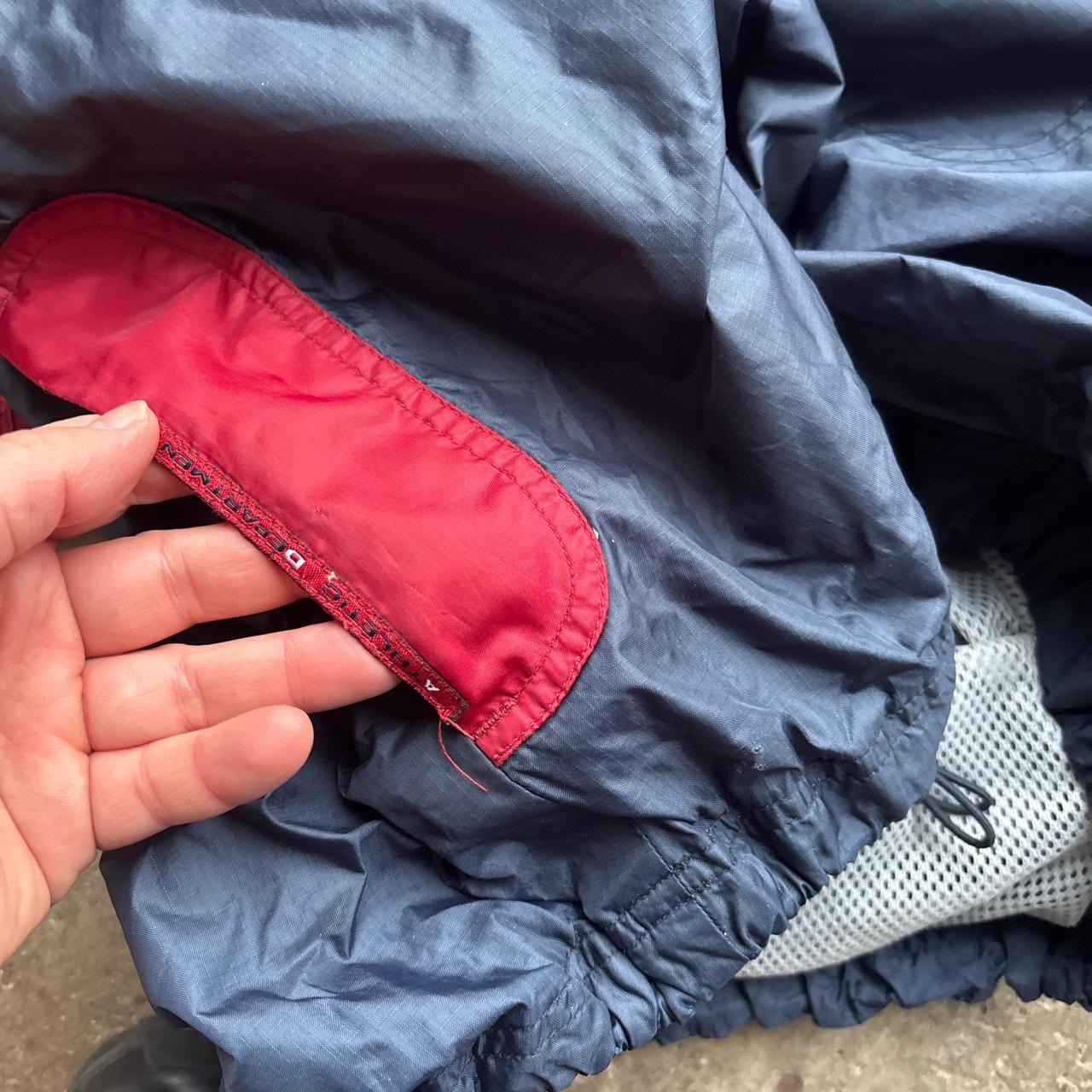 Vintage Red and navy Reebok windbreaker