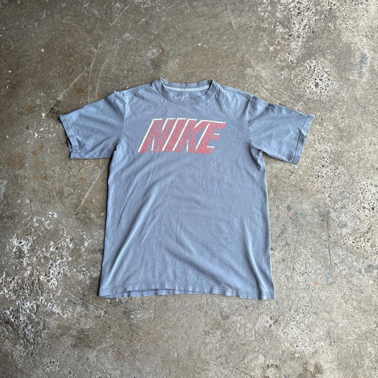 Grey Nike T-Shirt w/ Logo Print