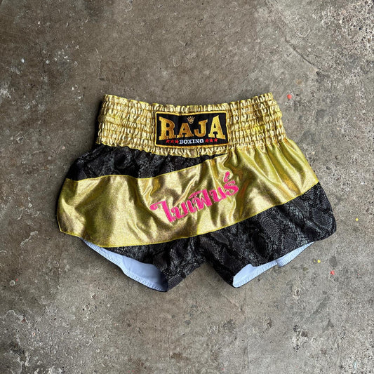 Snake Print ‘Raja Boxing’ Thai Kickboxing Shorts