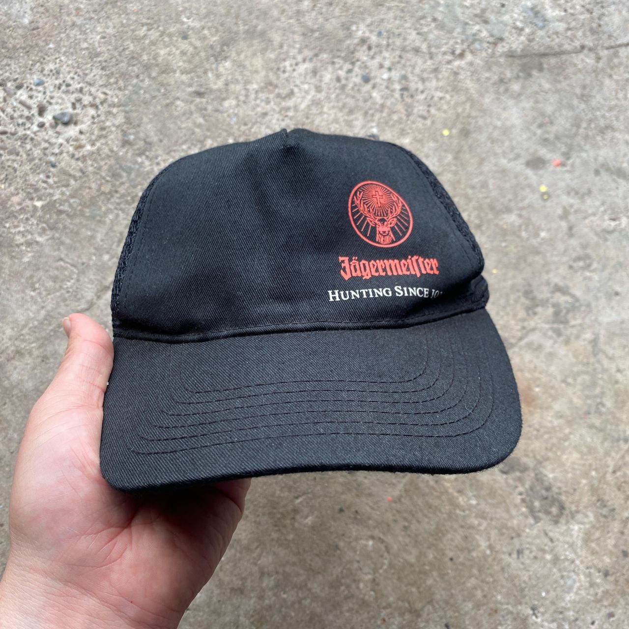 Black Jäegermeister trucker cap