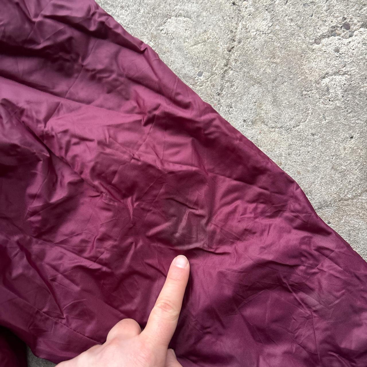 Burgundy bomber jacket