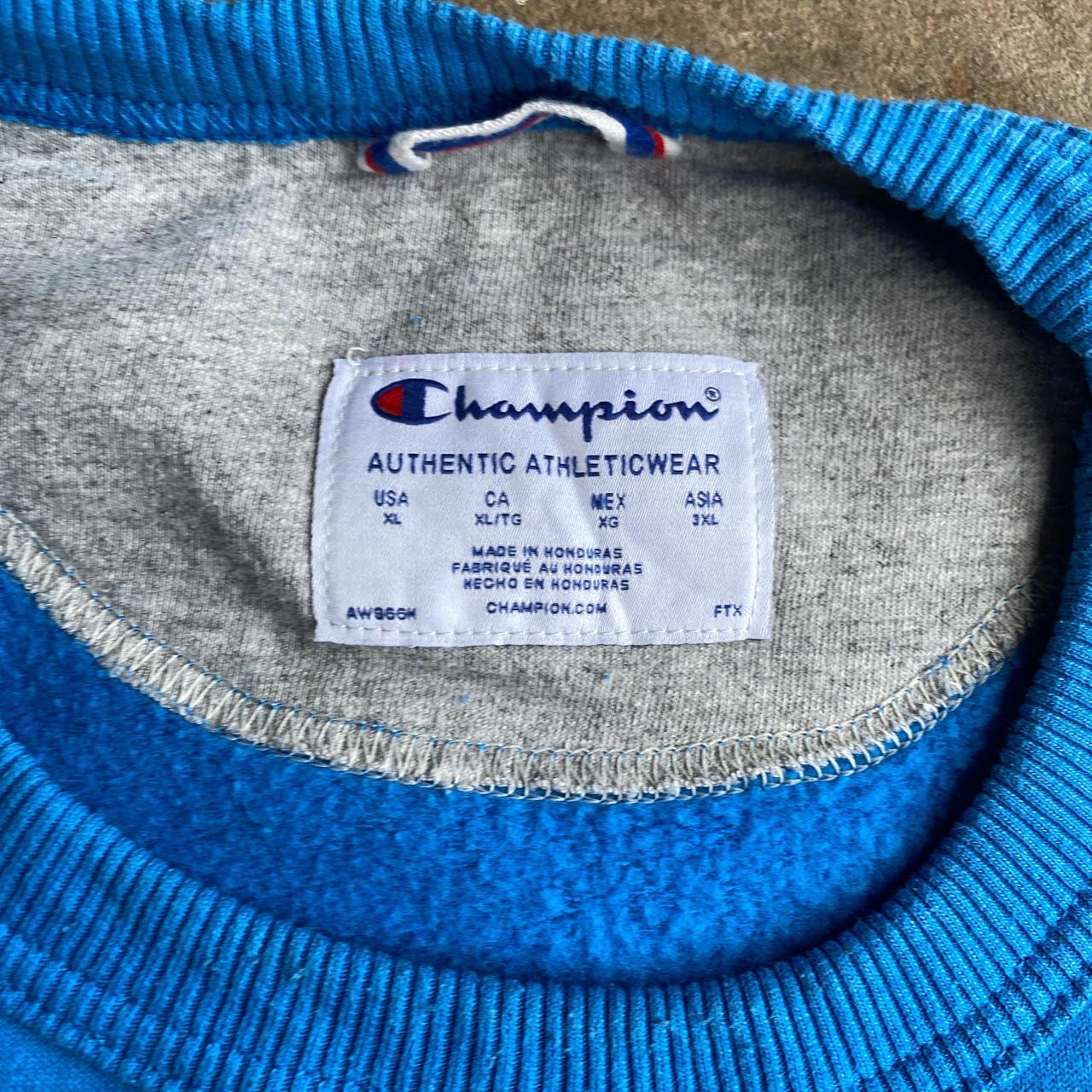 Blue Champion Logo Graphic Print - XL