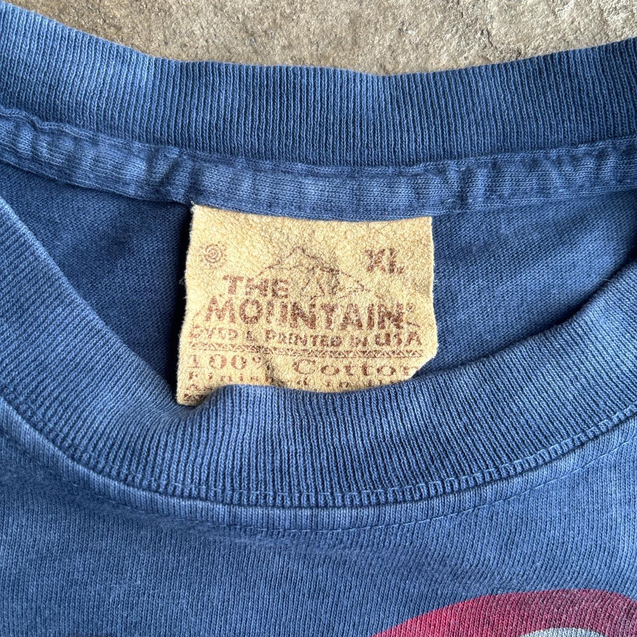 Blue Tie Dye ‘The Mountain’ Graphic T-Shirt