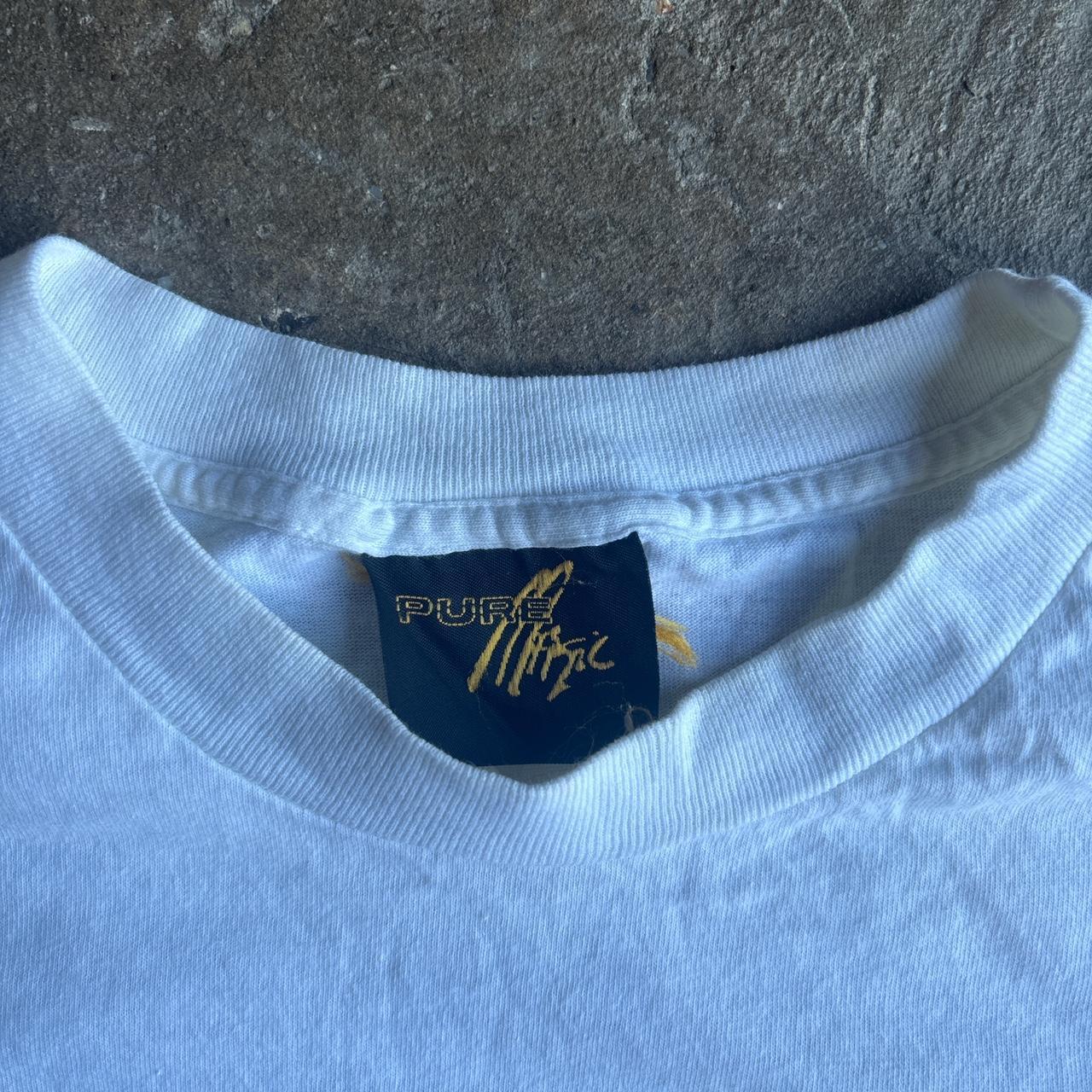 White Chicago Bulls Looney Tunes Michael Jordon 91 Vintage 1996 T Shirt