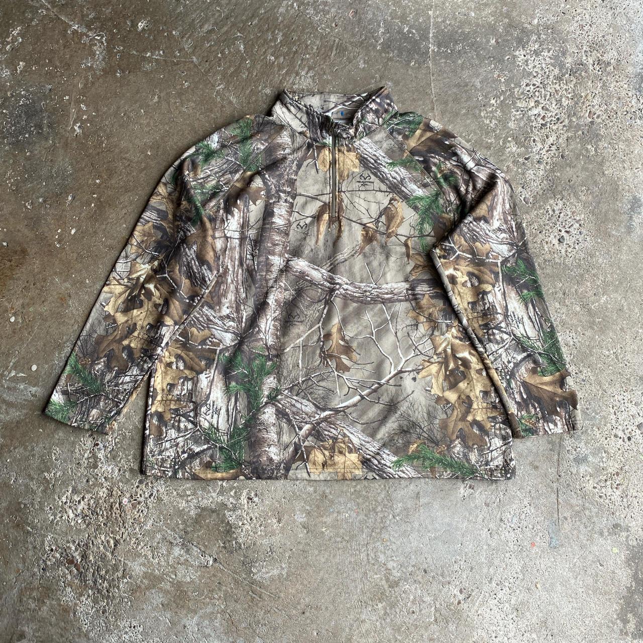 Realtree Camouflage 1/4 Zip Jumper - 2XL