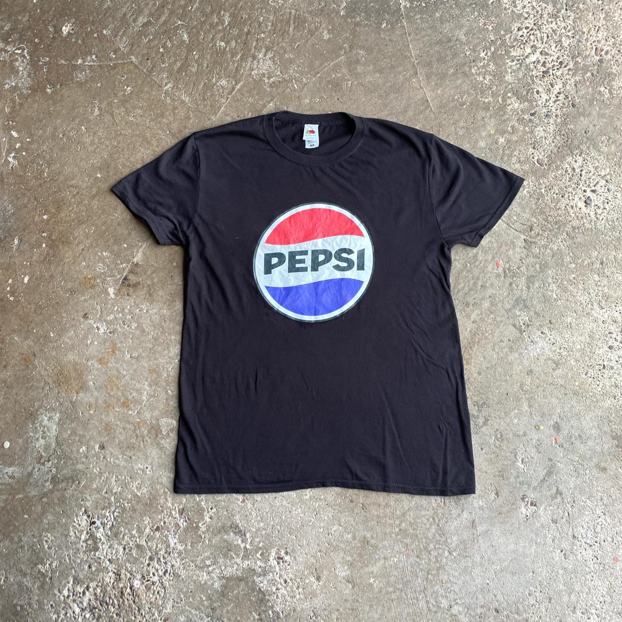 Black Graphic Pepsi T-Shirt - M