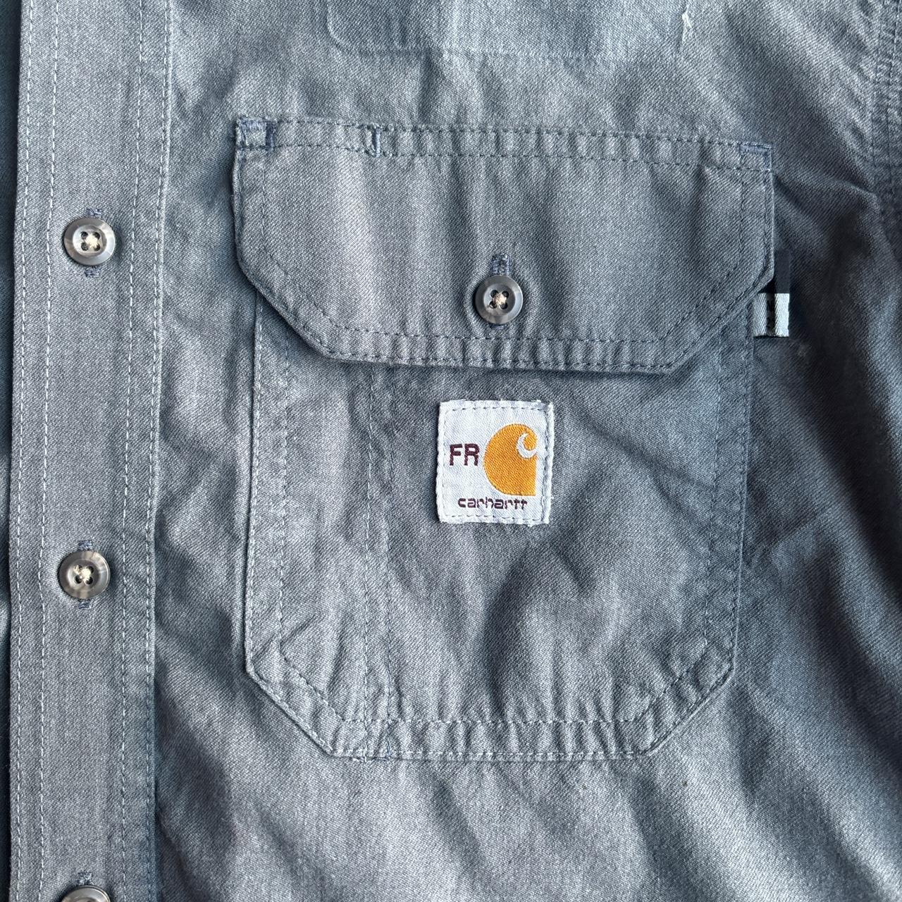 Green Carhartt Fire Resistant Workwear Shirt