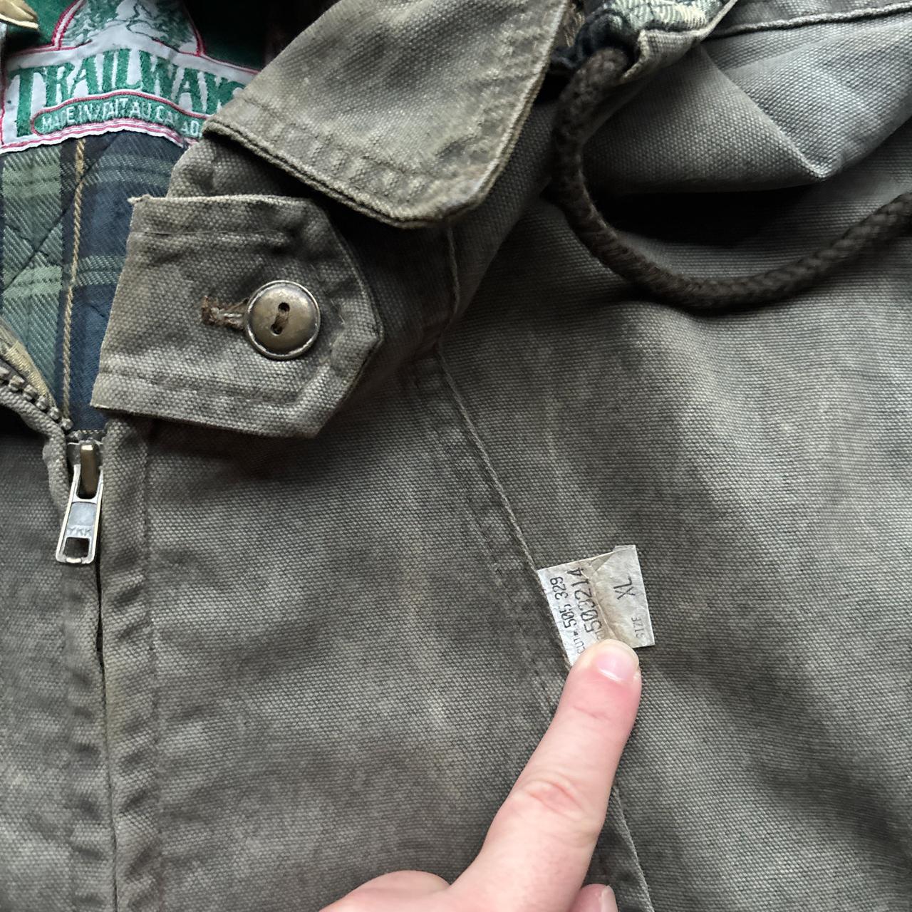 Vintage Khaki Green workwear jacket - XL