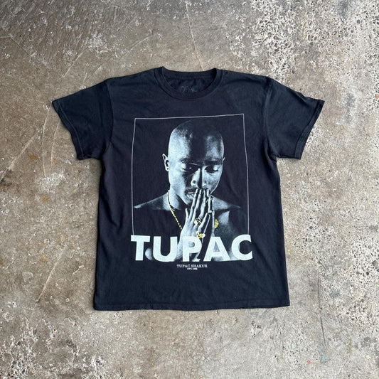 Black Graphic Tupac T-Shirt - M
