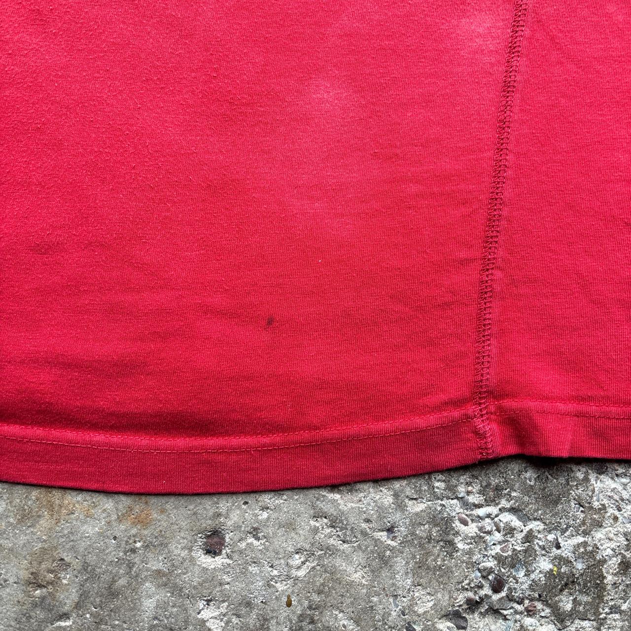 00s Nike red graphic t-shirt