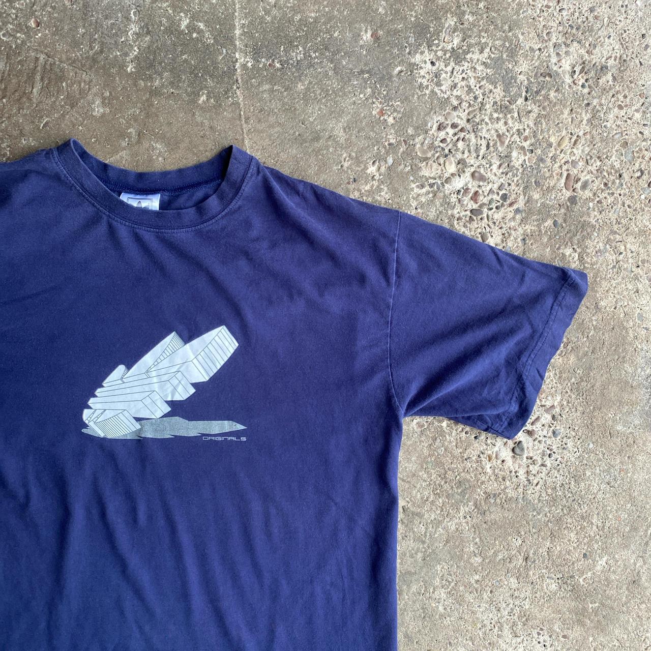Navy Adidas Originals Graphic T-Shirt - M