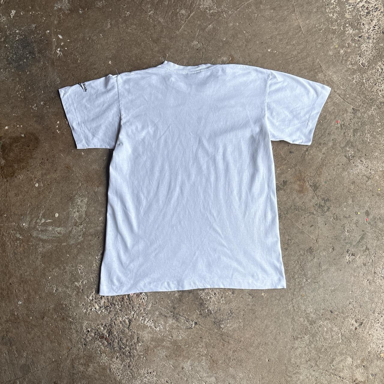 Vintage White Reebok ‘Shaqattaq’ Graphic T-Shirt - M