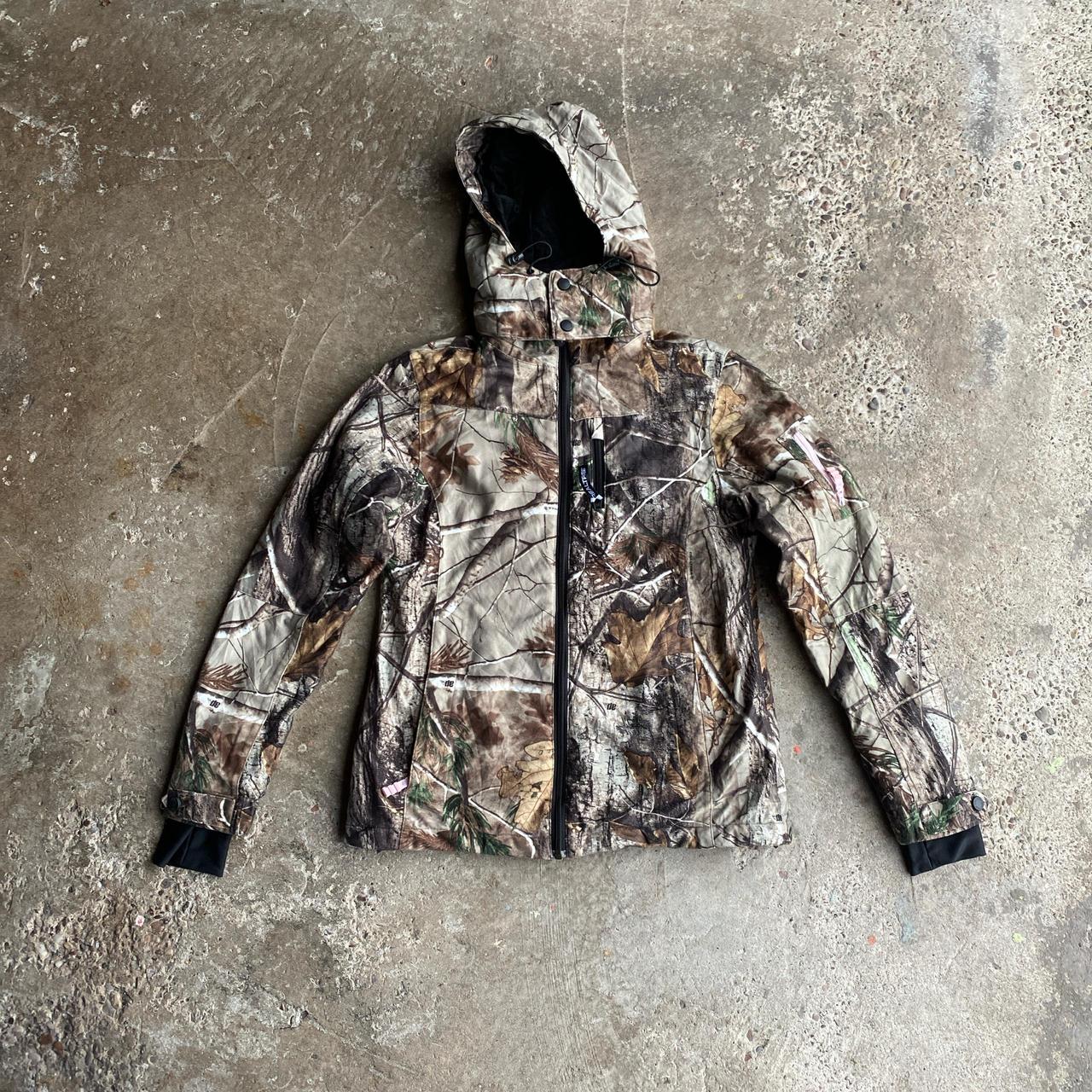 Real Tree Hooded Full-Zip Jacket- S