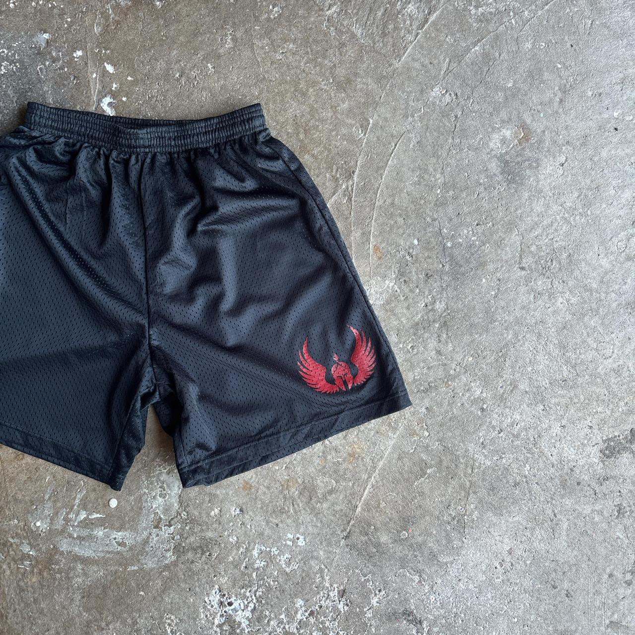 Black Mesh Basketball Shorts
