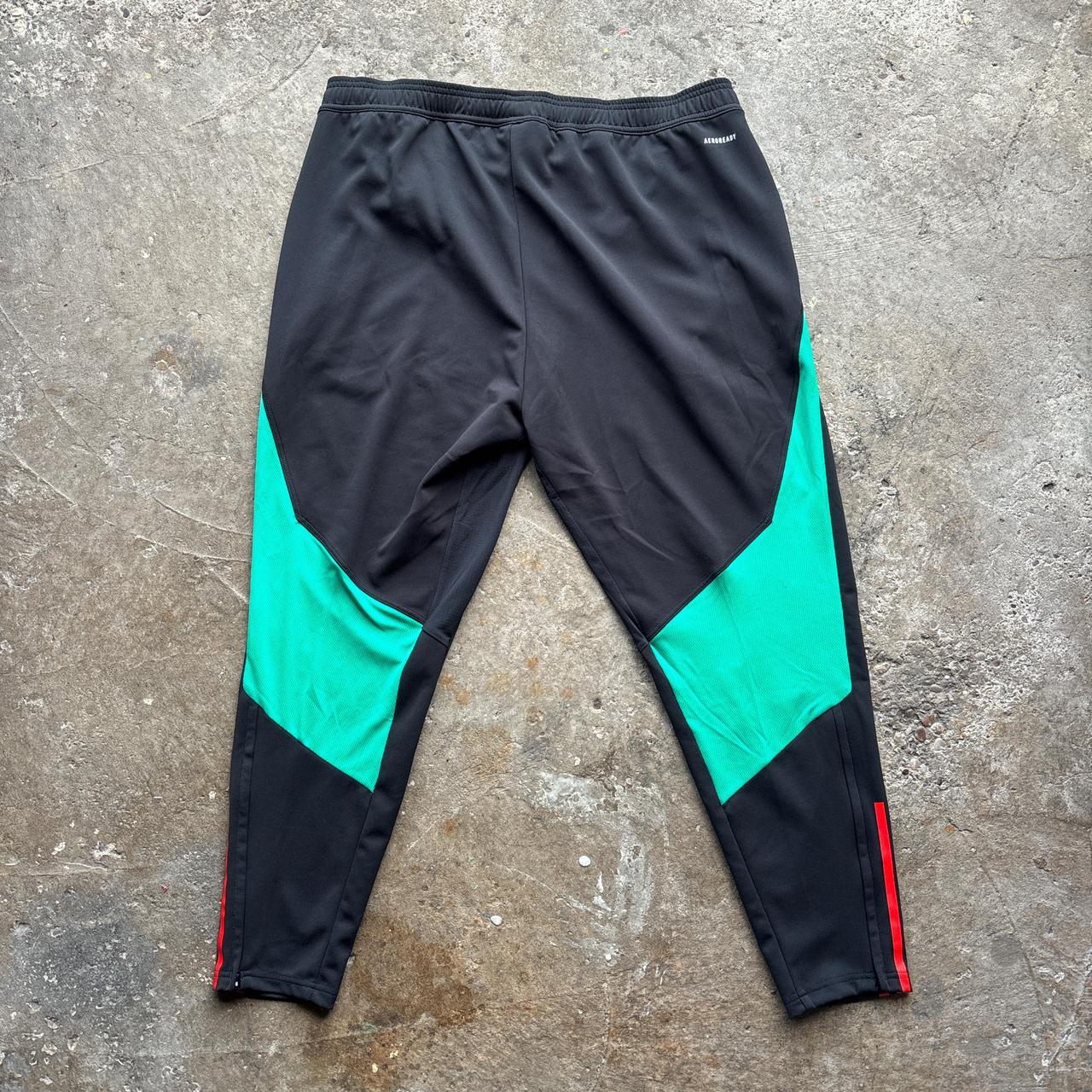 Black Manchester United Adidas sweatpants