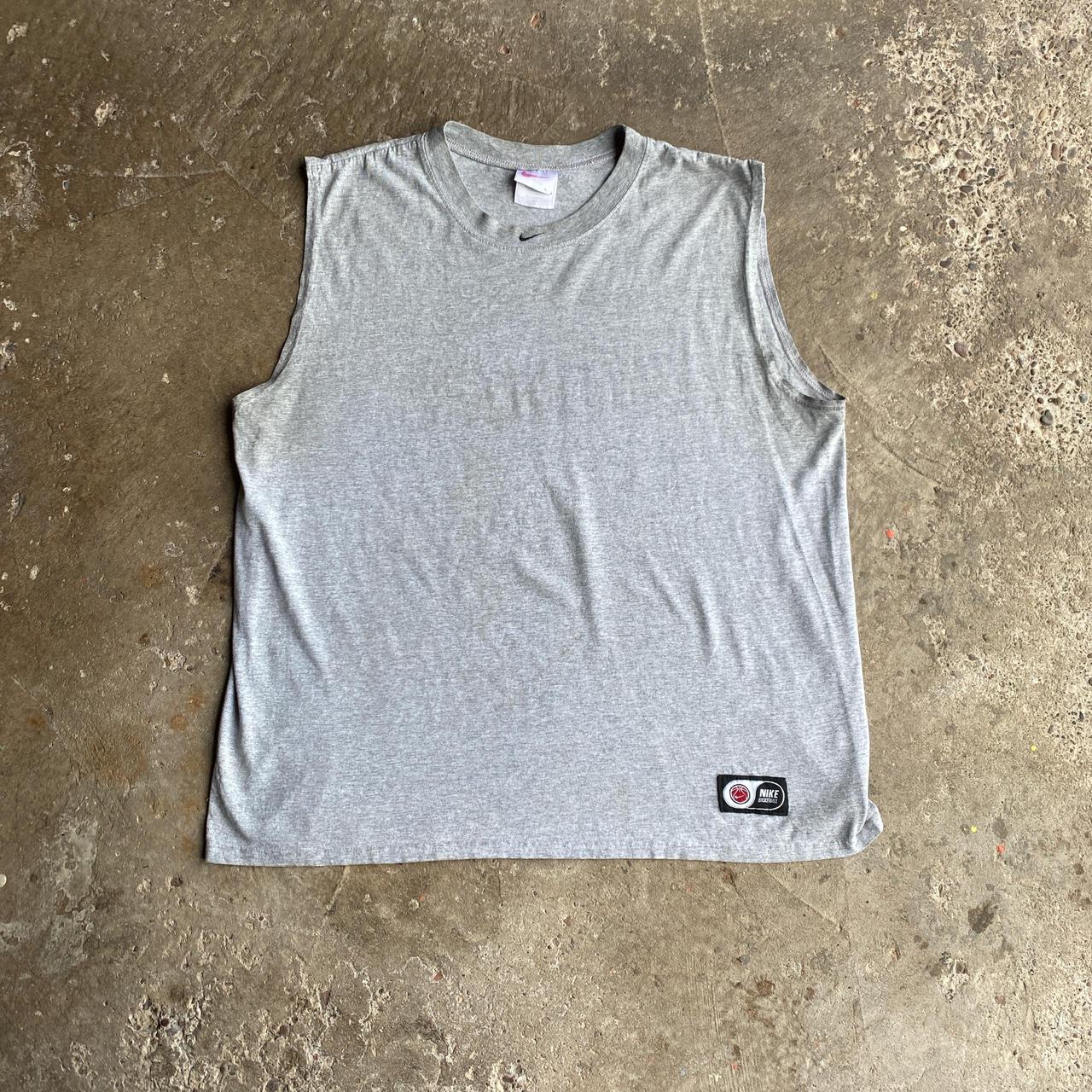 Grey Nike Basketball Vest Top/Tank Top- L