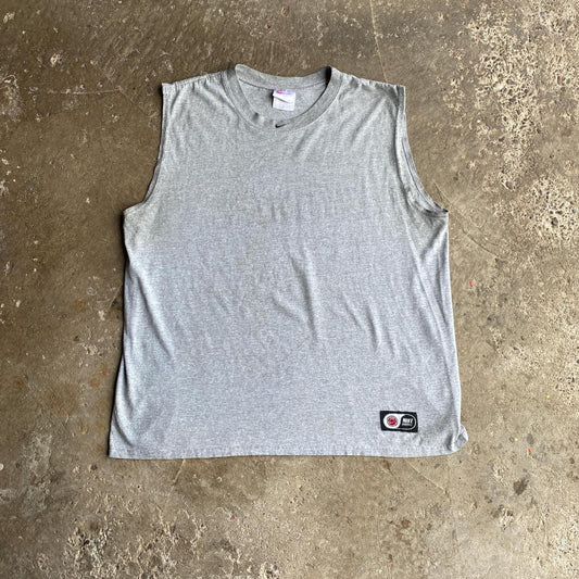 Grey Nike Basketball Vest Top/Tank Top- L