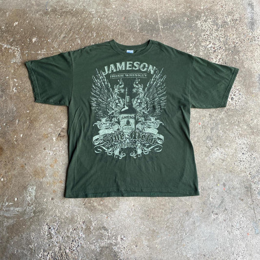 Green Graphic Jamesons T-Shirt- XL