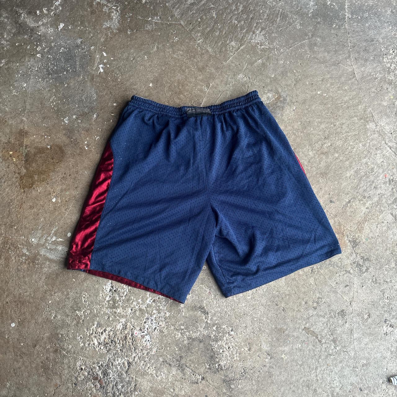 Red/Navy/White Nike Reversible Basketball Shorts