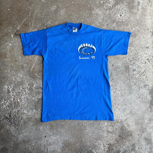 97 Vintage Single Stitch Blue Graphic T-Shirt - M