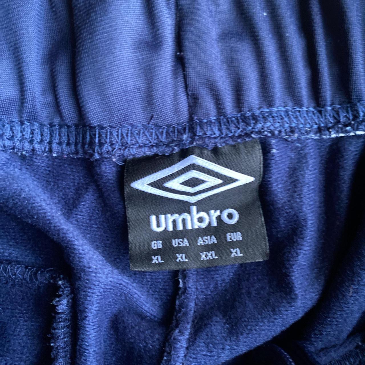 Navy Umbro Logo Tracksuit Pants - XL
