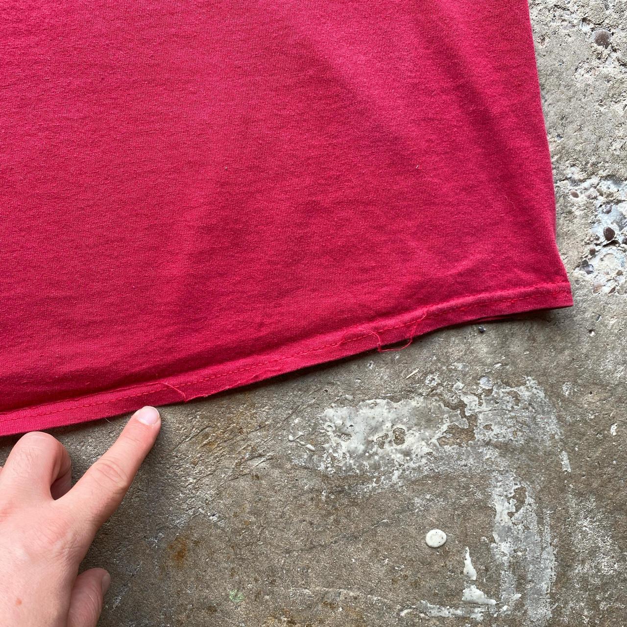 Red vintage graphic tee with ‘Tacky Jacks’ print - XXL