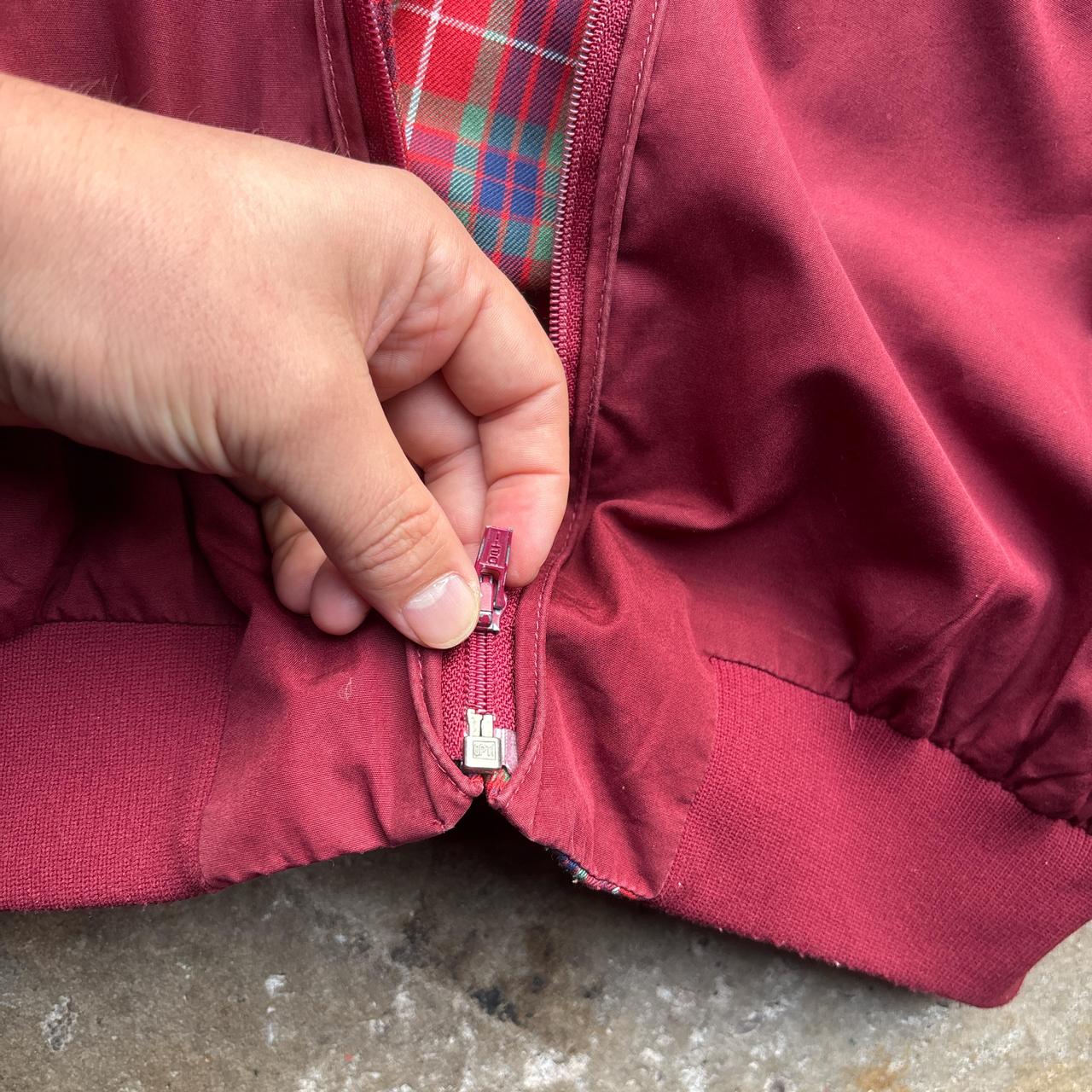 Vintage Burgundy Baracuta Harrington Jacket - L