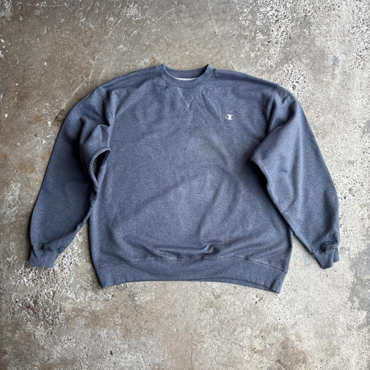 Dark Grey Crewneck Champion Sweatshirt - XL