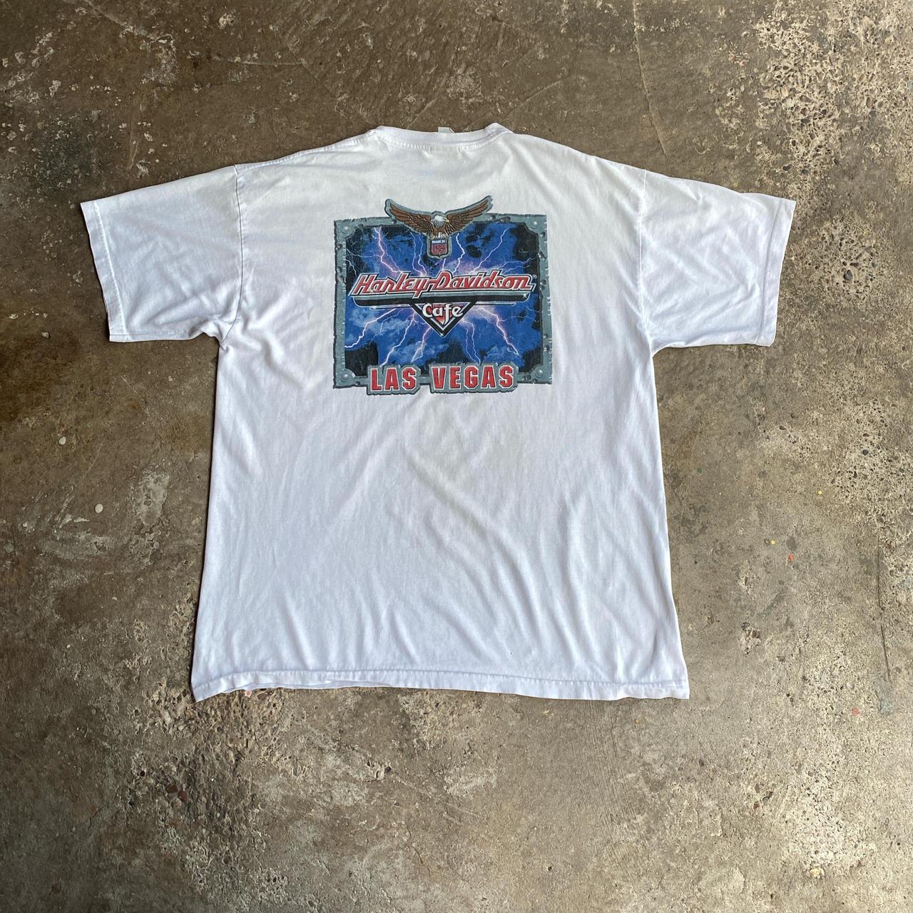 White Harley Davidson Graphic T-Shirt - 2XL