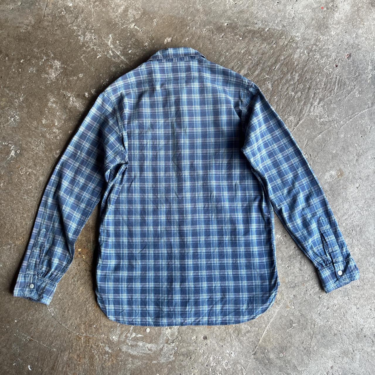 90s Blue chequered Polo Ralph Lauren shirt