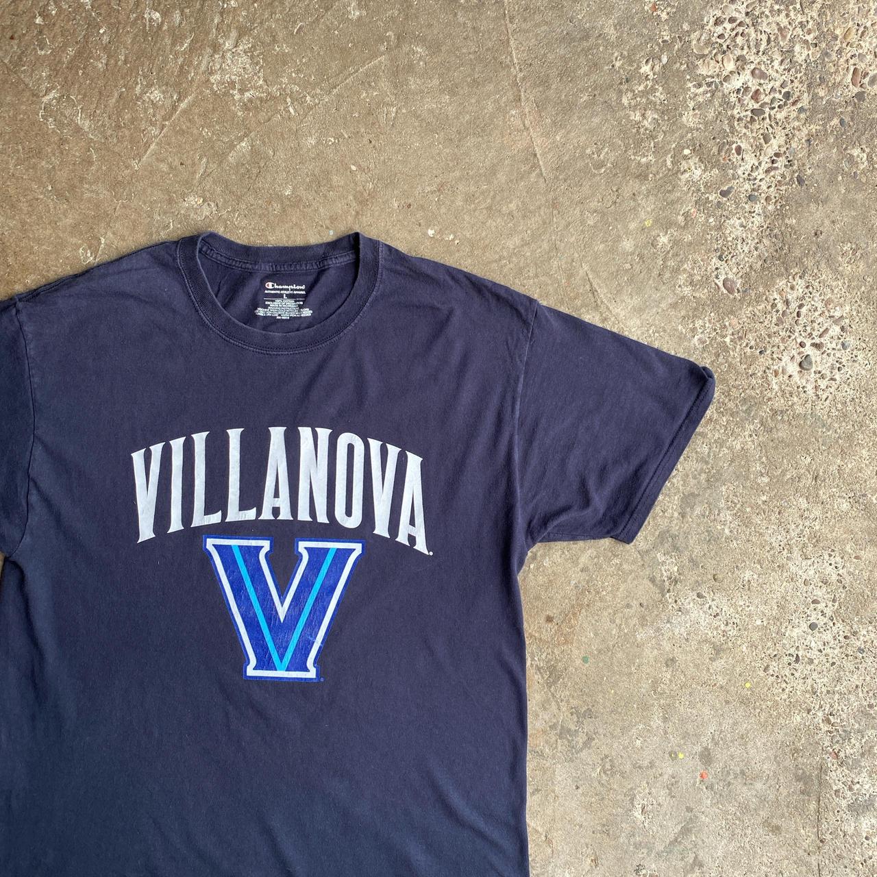 Navy Graphic Villanova Champion T-Shirt - L