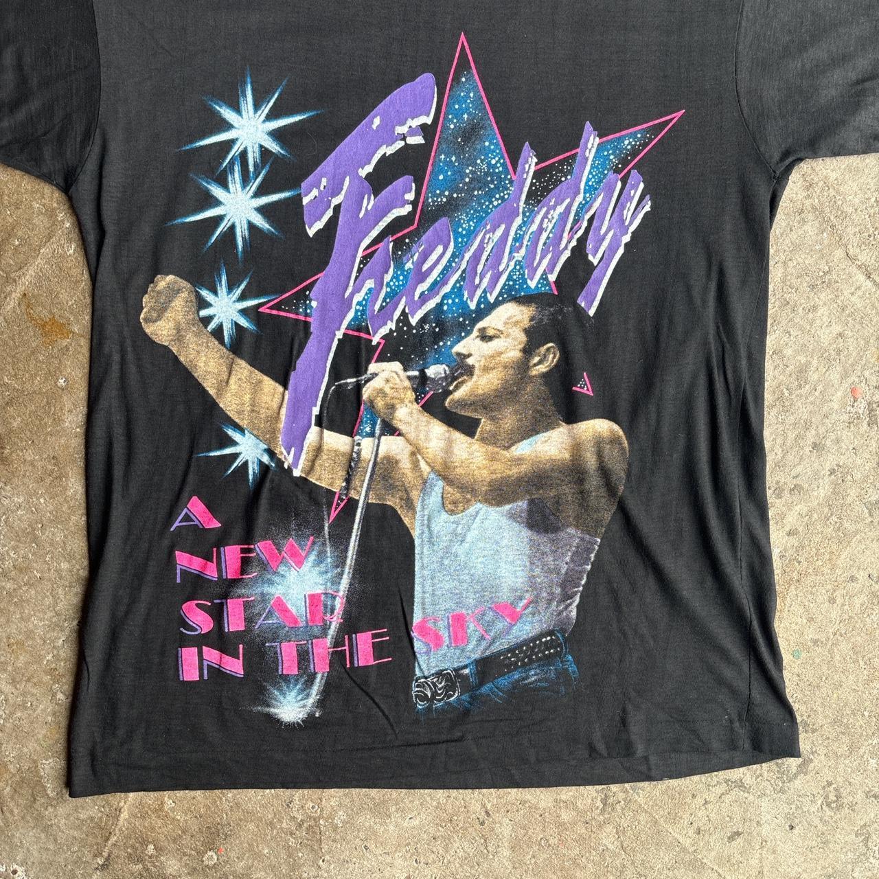 Vintage 80s Queen Freddy Mercury Graphic T Shirt