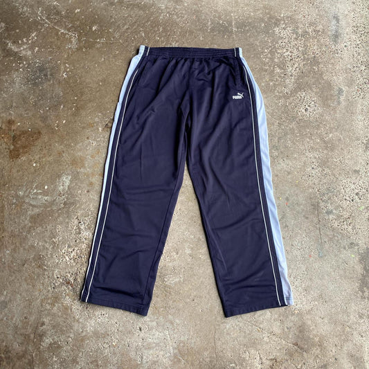 Navy Puma Tracksuit Pants - XL