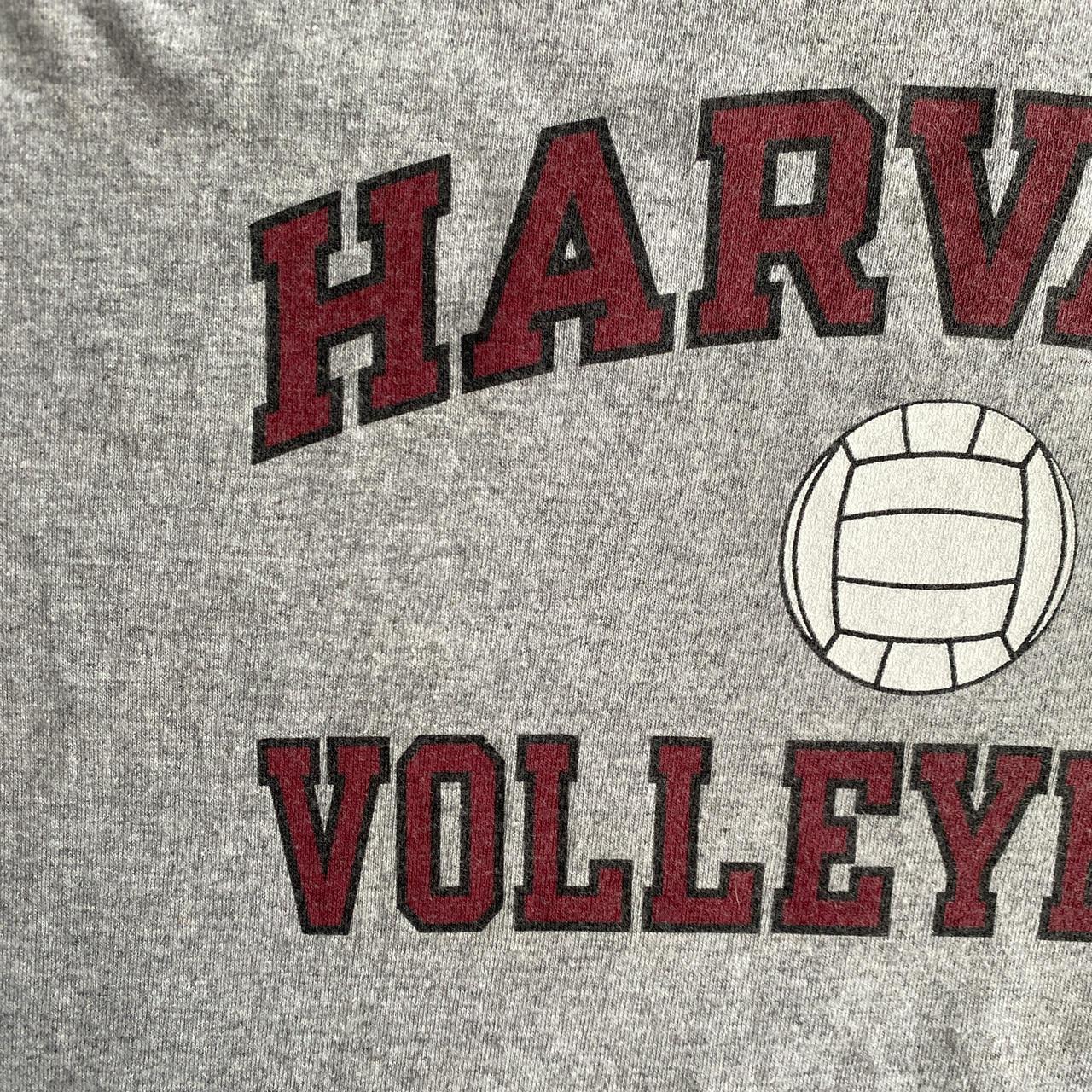 Grey Champion Harvard Volleyball Graphic T-Shirt - L