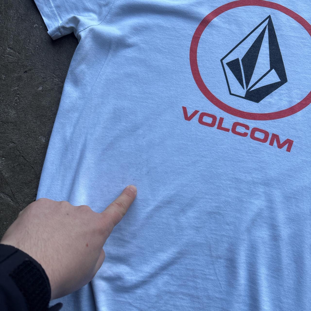 Vintage White Volcom graphic t-shirt - S