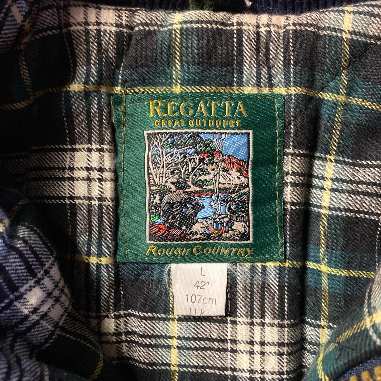 Vintage Navy Regatta Waxed Jacket - L