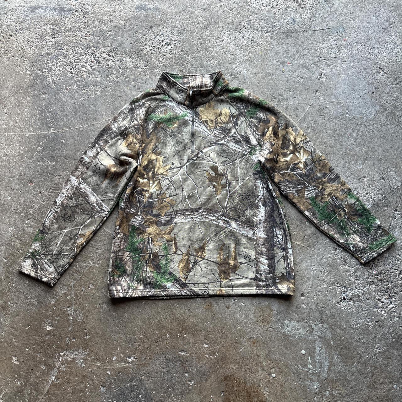 Real Tree 1/4 zip sweatshirt - L