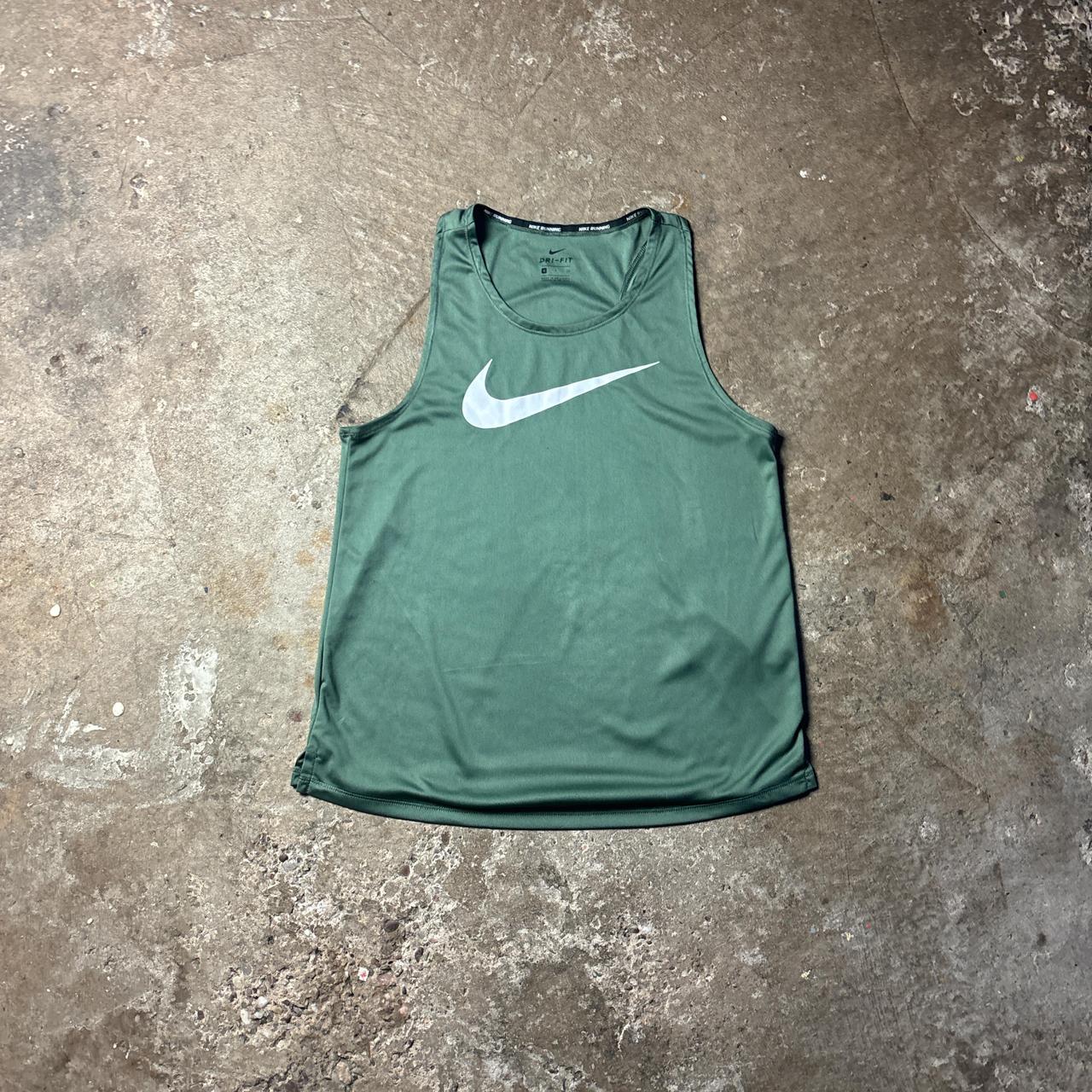 Green Nike Dri-Fit  Running Vest - S (women’s)